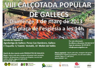 VIII Calçotada Popular de Gallecs.