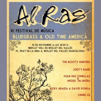 XI Festival de Música Bluegrass i Oldtime AL RAS.