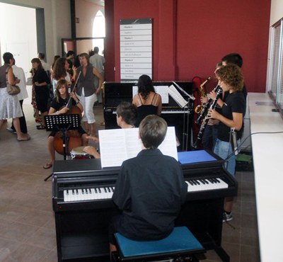 Concert dels alumnes de nivell avançat de l'Escola Municipal de Música.