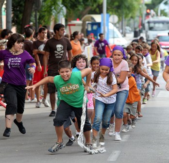 Festa Major 2013: Estirada del cotxe infantil.