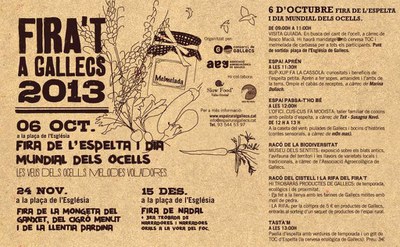 Fira de l'espelta. Dia Mundial dels Ocells.