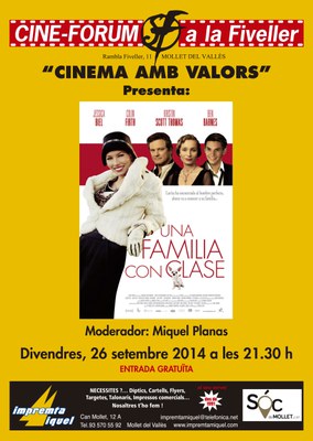 Cine-Fòrum. Cinema amb valors: "Una família con clase" de Stephen Elliot.