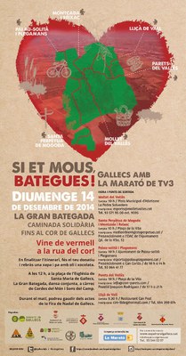 Passejada per Gallecs "La Gran Bategada". Itinerari saludable cap a Gallecs, si et mous bategues amb la Marató.