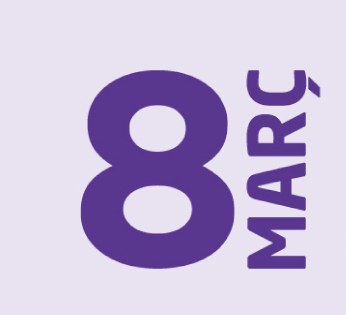 Grafit de commemoració del Dia Internacional de les Dones.