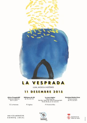 25è Aniversari Biblioteca Can Mulà: Videomapping de Benvinguda del Nadal.