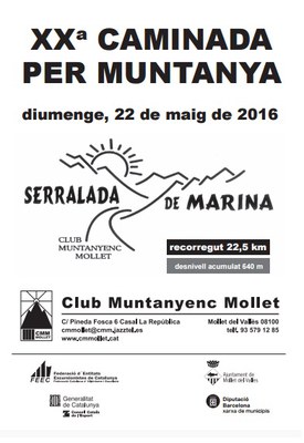 Caminada per la Serralada de Marina.