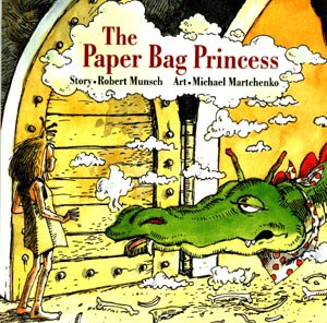 Paper Bag Princess, on hi apareix un drac, una princesa i ... molt més! (conte en anglès).