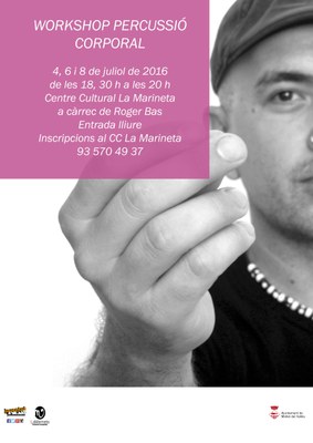 Workshop de percussió de corporal.