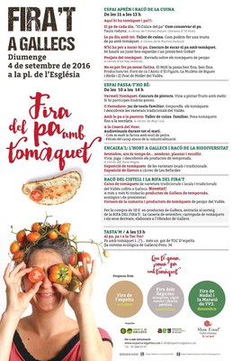 Fira't Gallecs Fira del pa amb tomàquet.