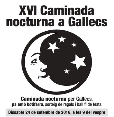 XVI Caminada Nocturna a Gallecs.