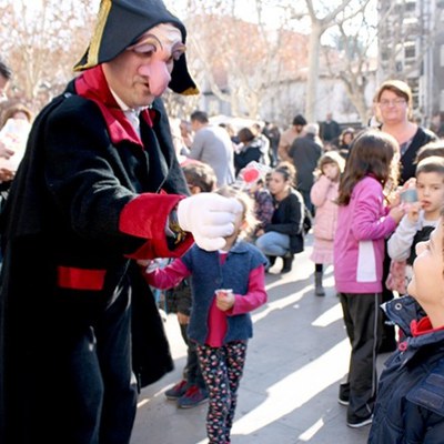 L'home dels nassos i animació infantil.