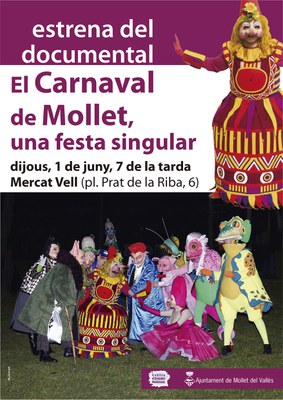 Estrena del documental "El Carnaval de Mollet, una festa singular".