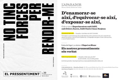 L'Aparador: "LF1 / Els nostres pressentiments són veritat", d'Espai en Blanc.