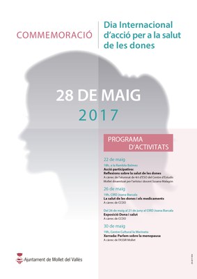 Dia Internacional d'acció per a la salut de les dones. Exposició "Dona i Salut".
