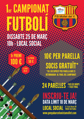1er Campionat de Futbolí.