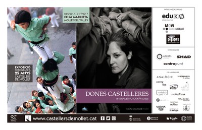 Inauguració exposició fotogràfica "25 anys de Castellers de Mollet" i "Dones castelleres" de Pere Toda.