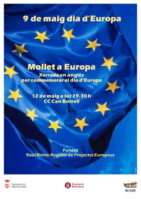 Mollet a Europa: Xerrada en anglès per commemorar el dia d'Europa.