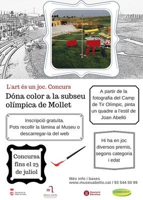 L'Art és un joc al Museu Abelló. Concurs "Dóna color a la subseu olímpica de Mollet".