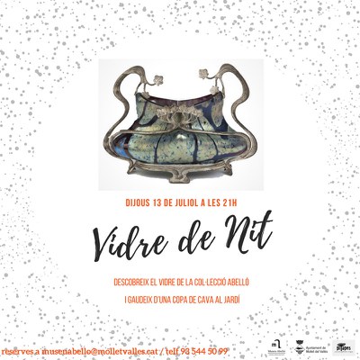 Visita nocturna a la Casa del Pintor: "Vidre de nit".