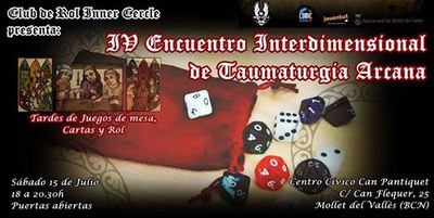 IV Encuentro Interdimensional de Taumaturgia Arcana.