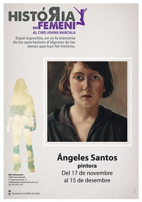 Inauguració exposició Història en Femení: Ángeles Santos (pintora).