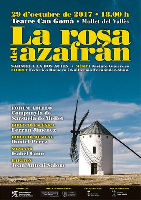 Sarsuela: La Rosa del Azafrán del compositor Jacinto Guerrero.