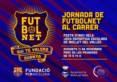 Festa d'inici dels Jocs Esportius Escolars: Jornada de Futbolnet al carrer.