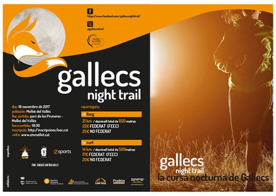 Cursa nocturna Night Trail Gallecs .