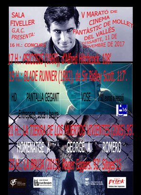 V Marató de Cinema Fantàstic de Mollet del Vallès.