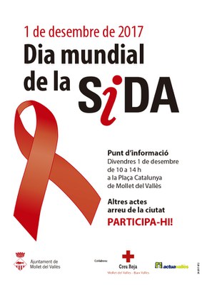 Dia Mundial de la Sida: Punt d'informació al quiosc de Plaça Catalunya.