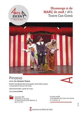 Teatre infantil: "Pinotxo" Cia Dreams Teatre.