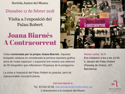 Visita a l'exposició del Palau Robert: "Joana Biarnés. A Contracorrent".