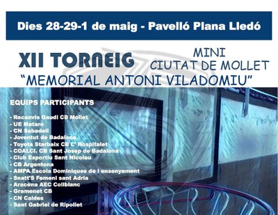 XII Torneig mini Ciutat de Mollet - Memorial Antoni Viladomiu.