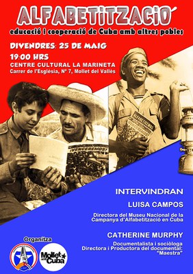 Alfabetització: Educació i Cooperació  de Cuba amb altres pobles.