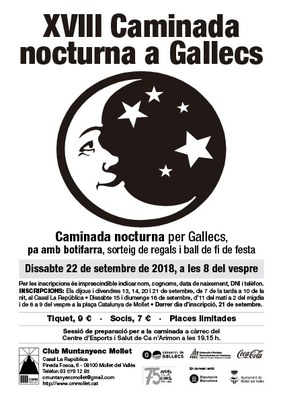 XVIII Caminada Nocturna a Gallecs.