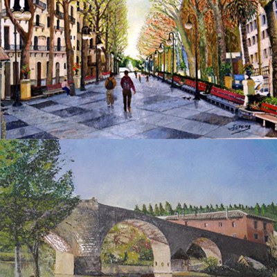 Exposicio Pintures de Josep Perez aux