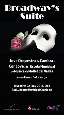 “Broadway’s Suite” a càrrec de la Jove Orquestra de Cambra i Cor Jove de l’Escola Municipal de Música.