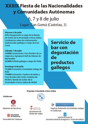 “XXXIX Fiesta de las Nacionalidades y Comunidades Autónomas”.
