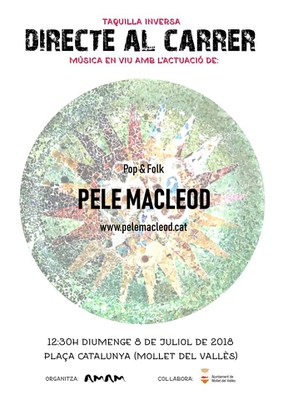 Concert acústic - Directe al carrer: Pele Macleod.