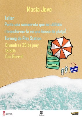 Masia Jove: Taller i torneig de Play Station.