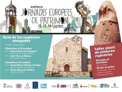 Jornades Europees del Patrimoni. Ruta de les esglésies amagades: visita comentada a l'Església de Gallecs.