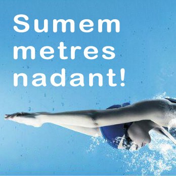 Festa Major 2018: Sumem metres nadant, activitat solidària per l'esport adaptat.