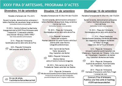 XXXV Fira d'Artesans.