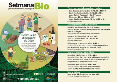 Xerrada-Taller "De l'hort a la Biblioteca": Cuina saludable.