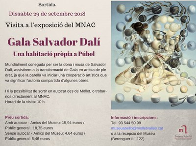 Visita a l'exposició del MNAC "Gala Salvador Dalí" .