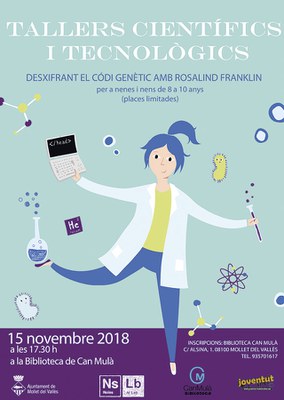 Tallers científics i tecnològics: Desxifrant el codi genètic.