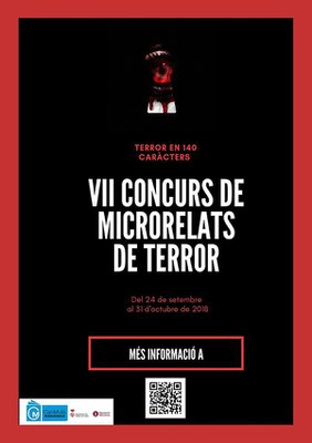 Lliurament del premi del VII Concurs de Microrelats de Terror.
