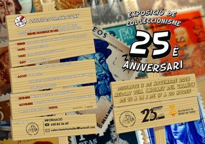 25è aniversari Exposició de Col·leccionisme.