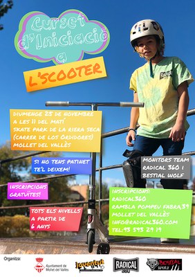 Curset d’iniciació a l’scooter .