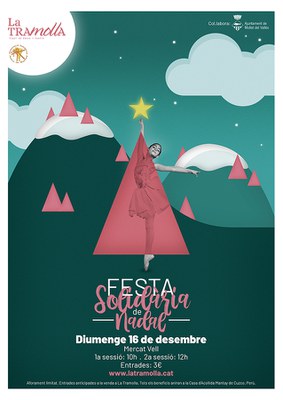 Festa de Nadal de l'Escola de Dansa i Teatre La Tramolla, a favor de l'Associació Solidària d'Amics de Mantay.